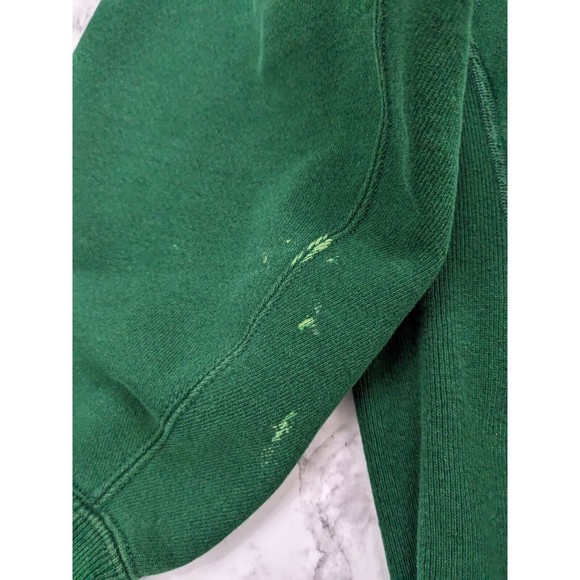 Vintage Oxford University Size Large L Sweatshirt Green Screen Stars - Picture 6 of 11